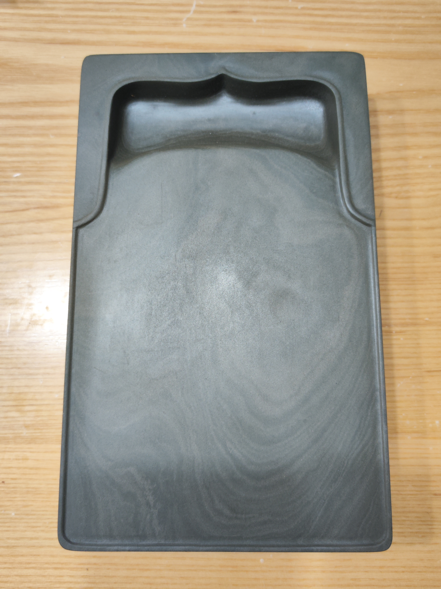 佛石莲花淌池8寸砚20*12.2*3.2