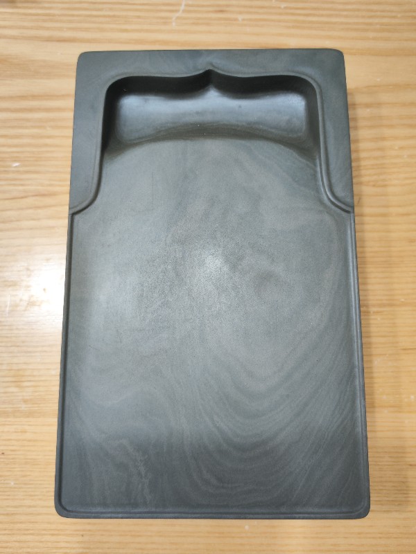 佛石莲花淌池8寸砚20*12.2*3.2