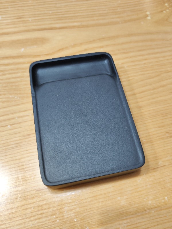 黑玉岩4寸独堂砚10*7*2