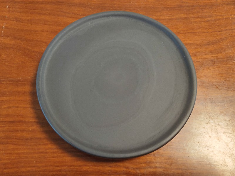黑玉黛5寸圆砚12.5*1.8